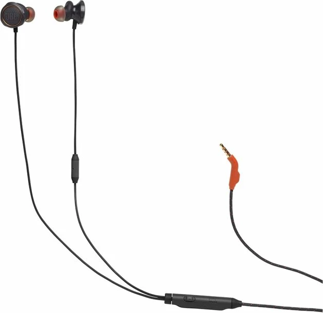 Kufje gaming me kabllo JBL Quantum 50, in-ear, mikrofon i integrum, kontroll volum/mute, 3.5mm, të zeza