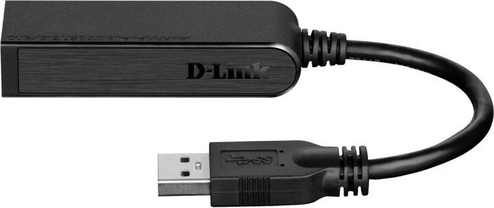 Adapter rrjeti USB në Gigabit Ethernet, D-Link DUB-1312, USB 3.0, i zi