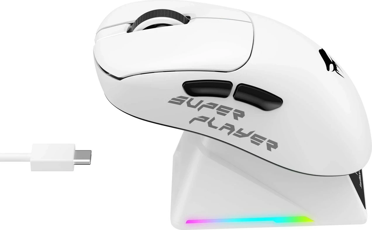 Maus gaming HAVIT StarBlaze-1, me ose pa kabllo, 26000 DPI, i bardhë dhe i zi 3