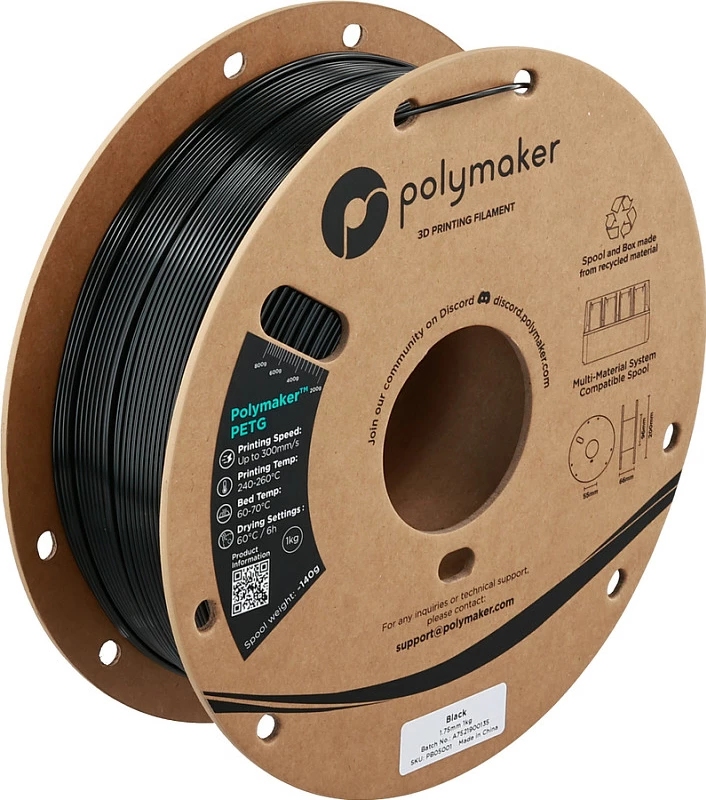 Filament 3D Polymaker PETG 1.75mm, 1kg, i zi