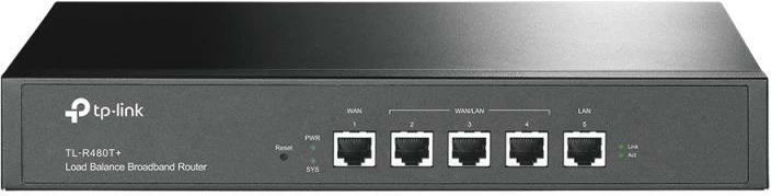 Router TP-Link TL-R480T+, 5 porta 10/100Mbps, balancim i ngarkesës