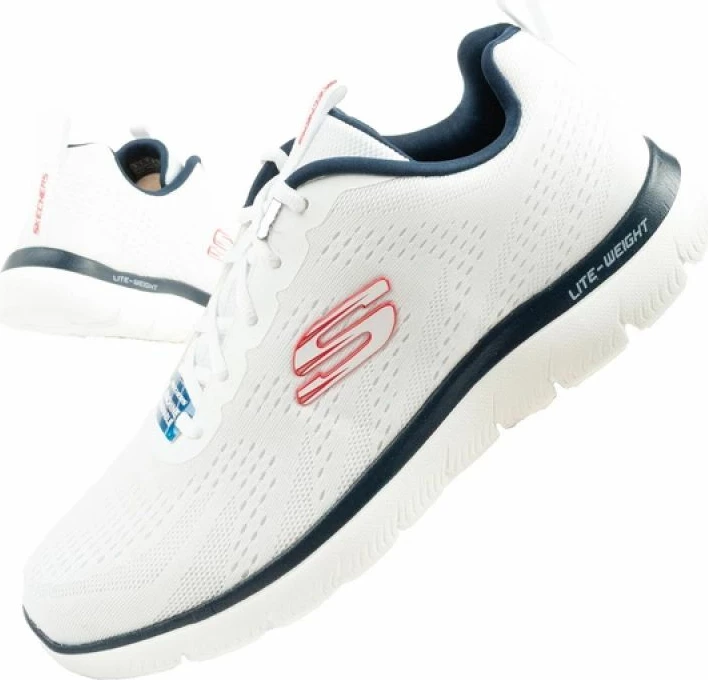 Atlete për meshkuj Skechers, të bardha