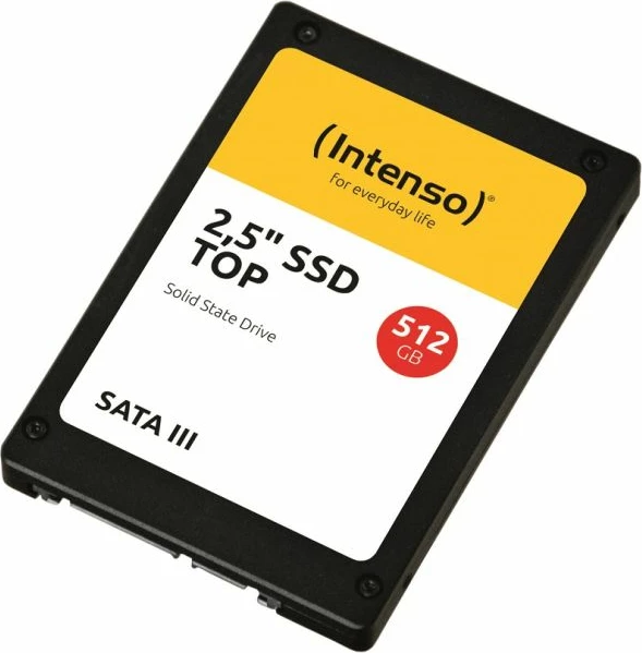 SSD intern INTENSO Top Performance MPN 3812450 512GB 2.5\" SATA III 3D NAND, e zezë