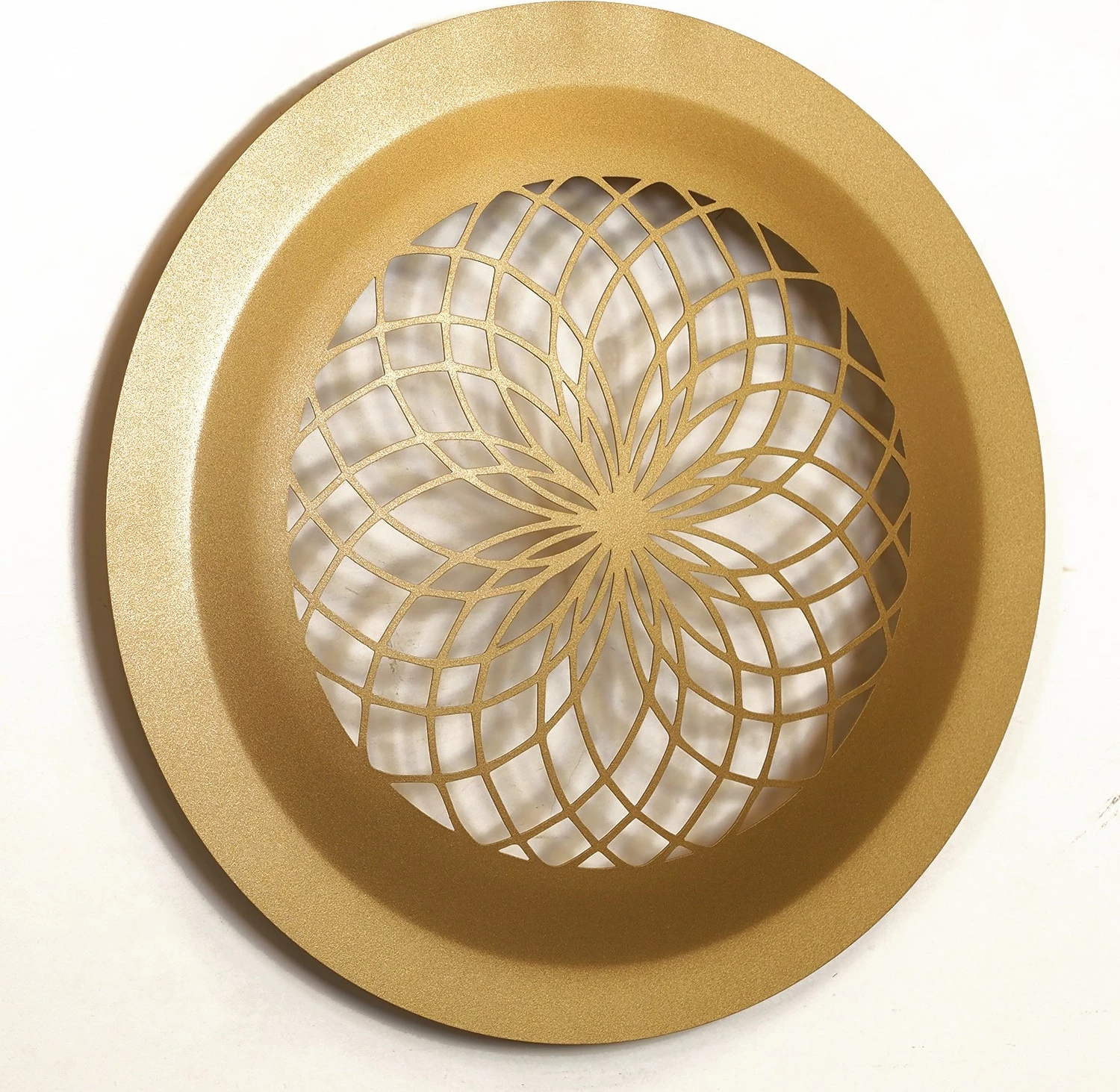 Aksesor dekorativ metalik për mur Wallity, ngjyrë ari, APT757MAA