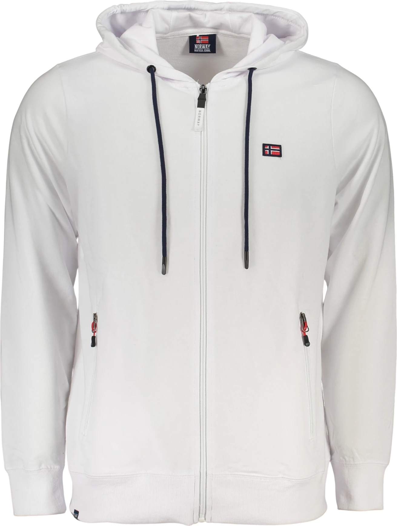 Duks për meshkuj NORWAY 1963 zip-up, i bardhë