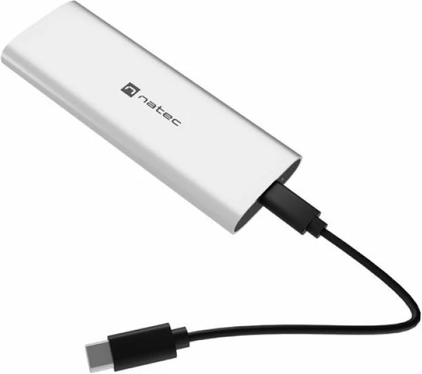 Kuti SSD NATEC Rhino M.2 NVMe Lite USB-C 3.2, argjendtë