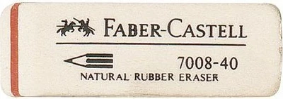 Gomë fshirëse Faber-Castell 180840, e bardhë