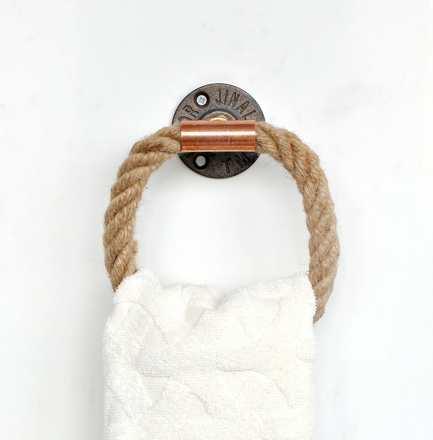Varëse muri Pipe Hook, ngjyrë ari rozë, Cop011