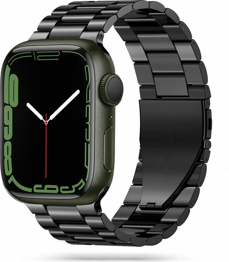 Rrip çeliku inox për Apple Watch Tech-Protect, 42/44/45/49 mm, i zi