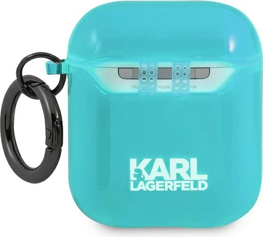 Mbështjellës Karl Lagerfeld Choupette Head për AirPods 1/2, Kaltër