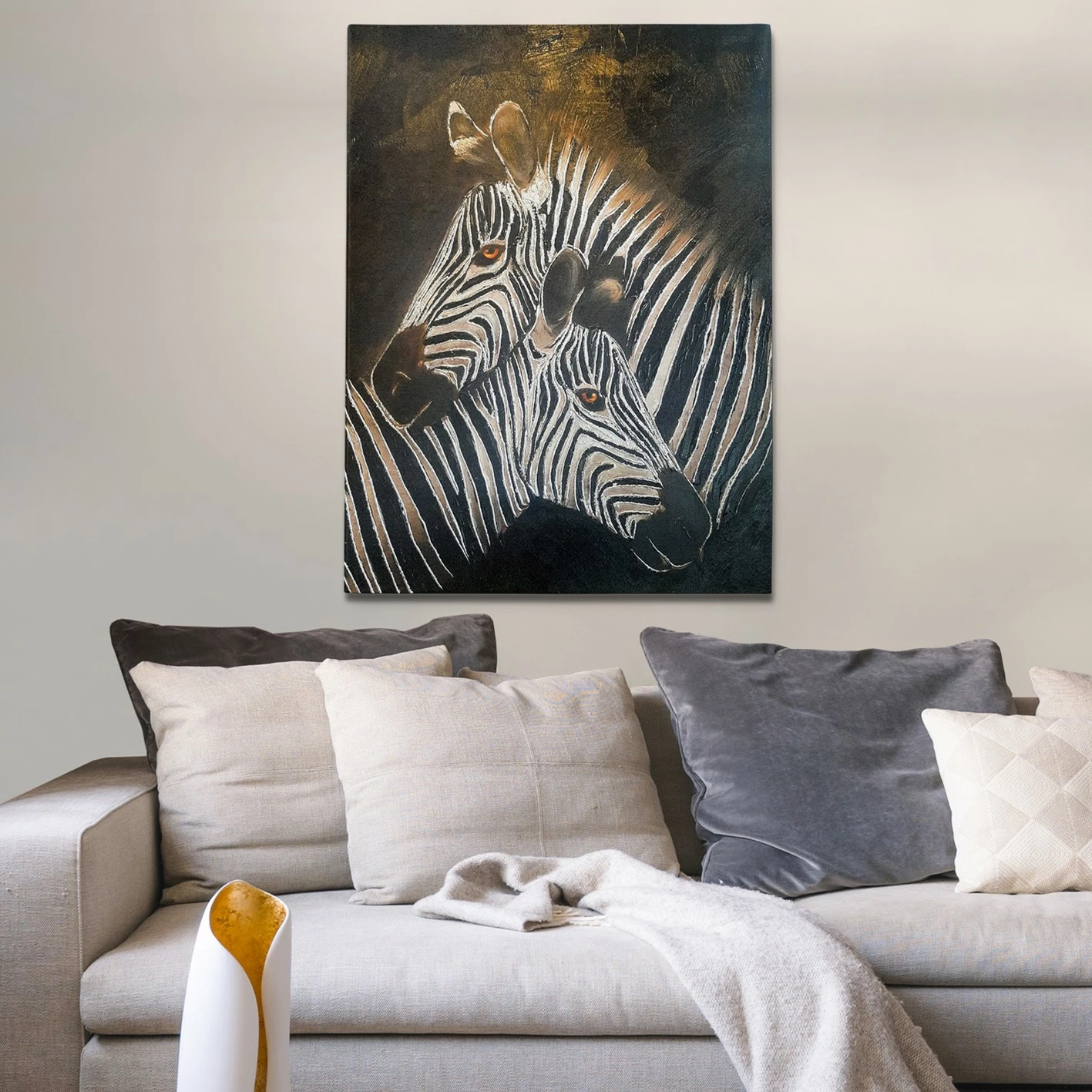Pikturë dekorative me vaj, Wallity, OPS32014219103 - 100x140cm