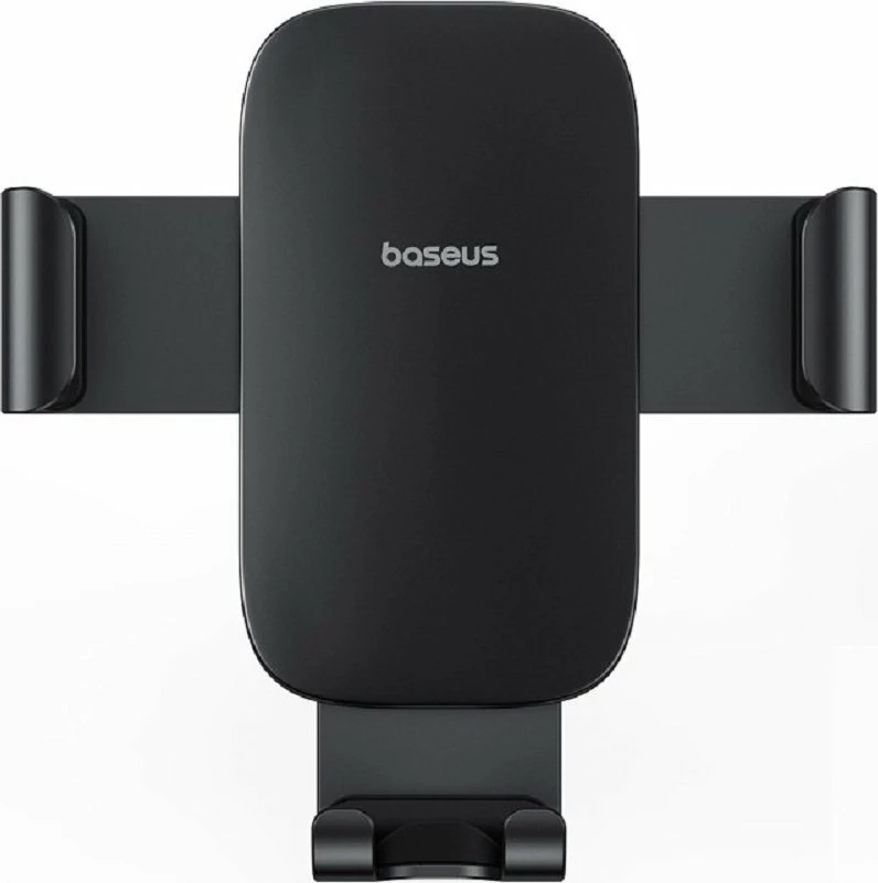 Mbajtëse telefoni për veturë Baseus Metal Age 3, gravity, për grilë ventilimi, 4.7–6.7\", 360°, e zezë