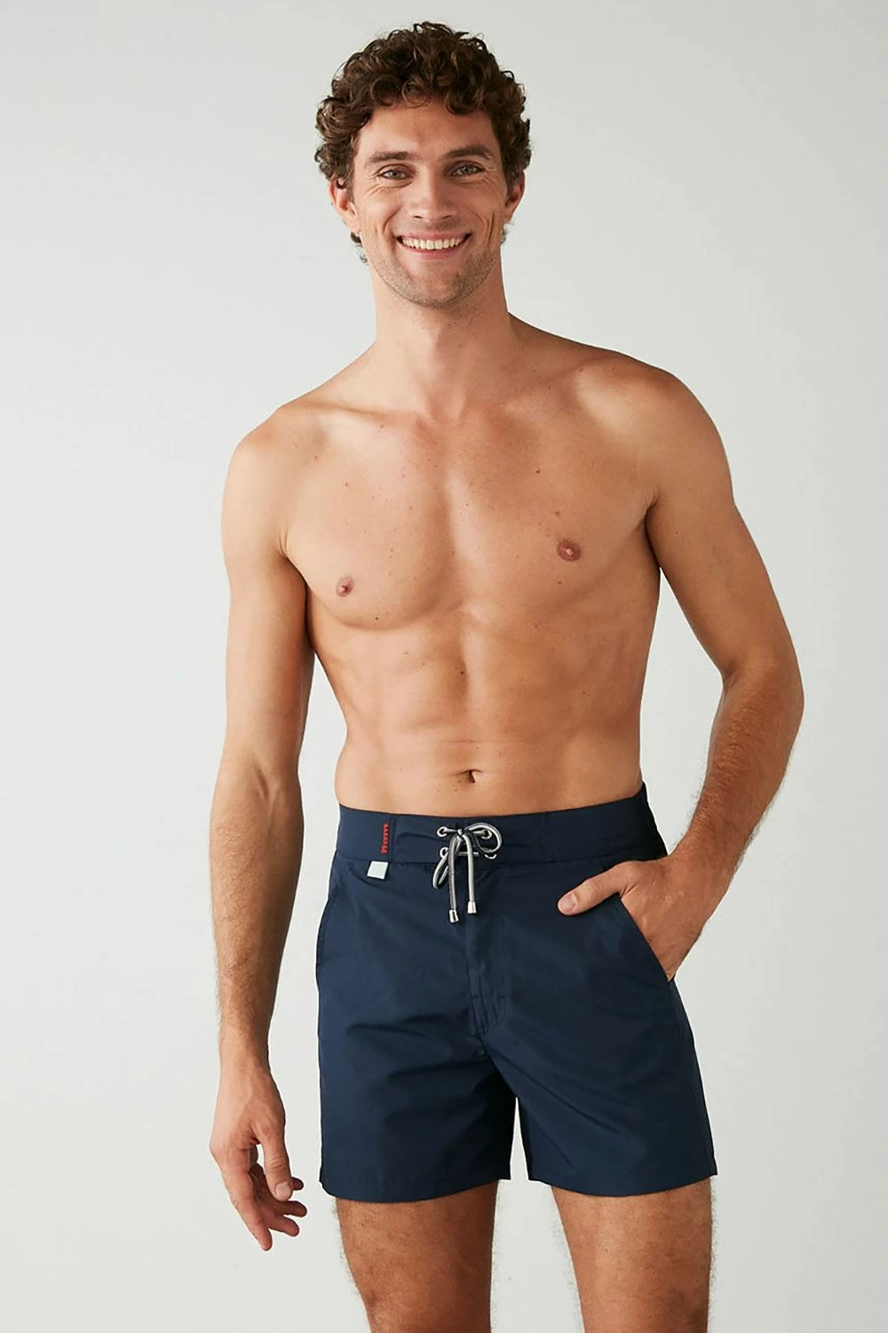 Tanga për not për burra, ngjyrë navy blue, Jumeon, Klas