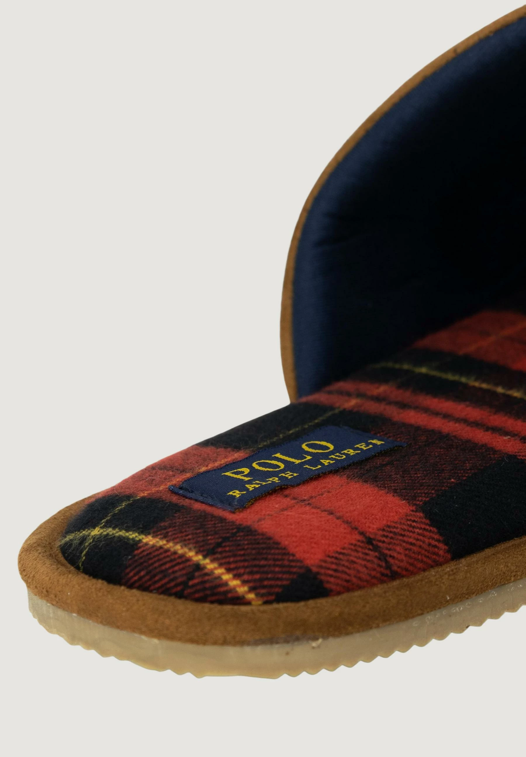 Papuçe për meshkuj Ralph Lauren Klarence RF103841, bezhë të errëta [Madhësia: 40]