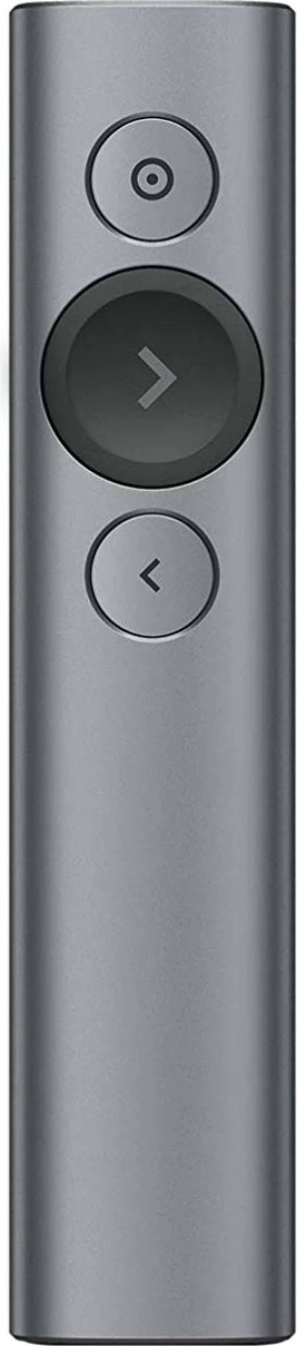 Telekomandë prezantimi Logitech Spotlight, Bluetooth/RF, USB, 30 m, Gri