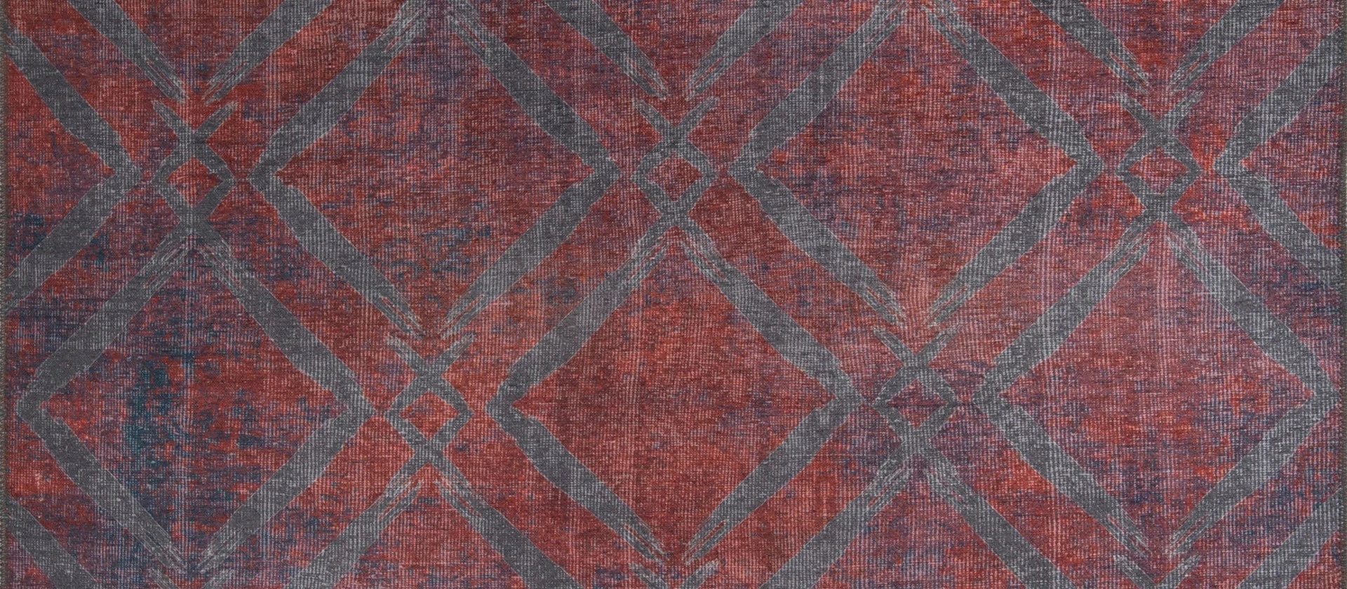 Qilim Conceptum Hypnose, Dorian Chenille, ngjyrë e kuqe e errët, 230x330cm