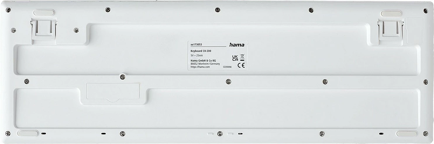 Tastierë Hama CK-200, USB, e bardhë