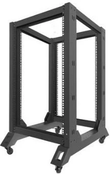 Rack i hapun Lanberg OR01-6818-B, 18U, 600x800mm, Çelik, Zi