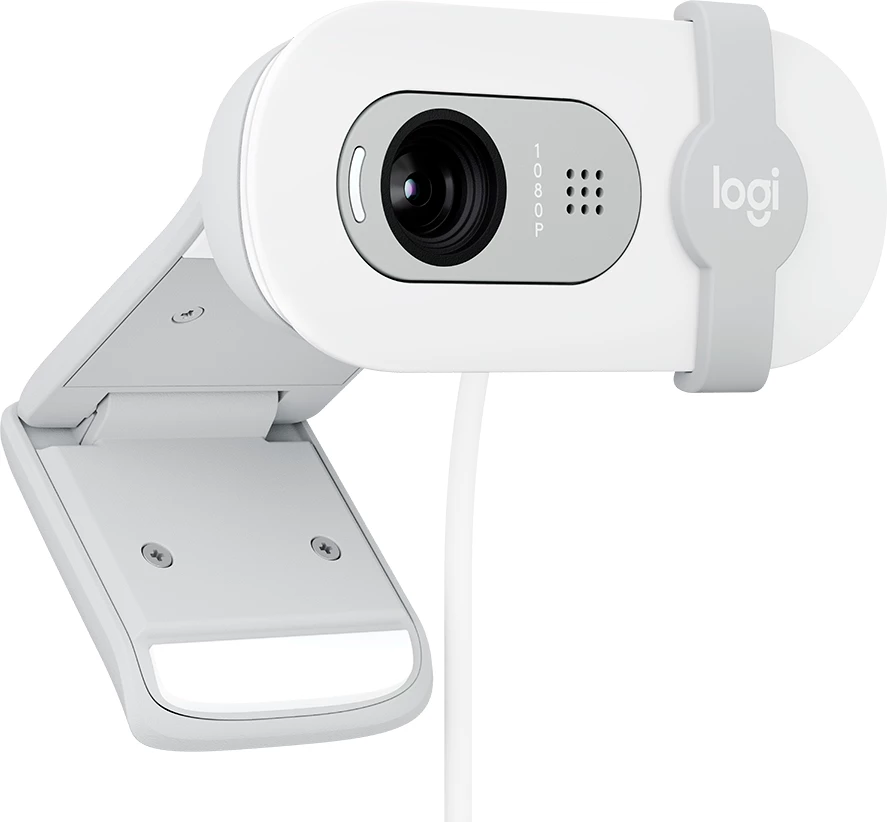 Webkamerë Logitech Brio 100 Full HD, USB, e bardhë (off-white)