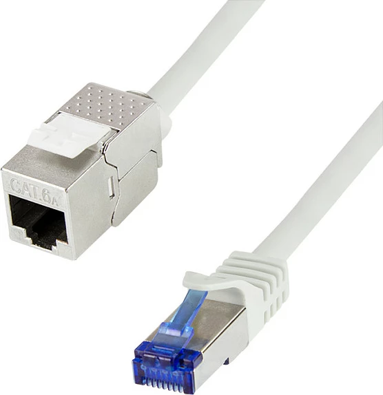 Kabllo rrjeti LogiLink Cat6A S/FTP 25m, gri
