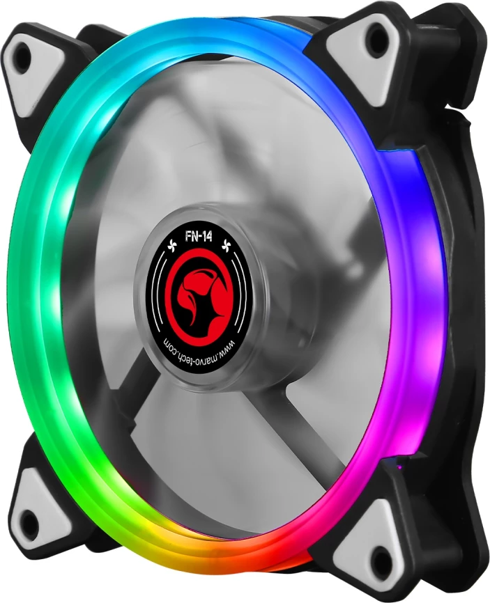 Ventilator për PC Marvo FN-14 120mm RGB LED, 3-PIN/4-PIN