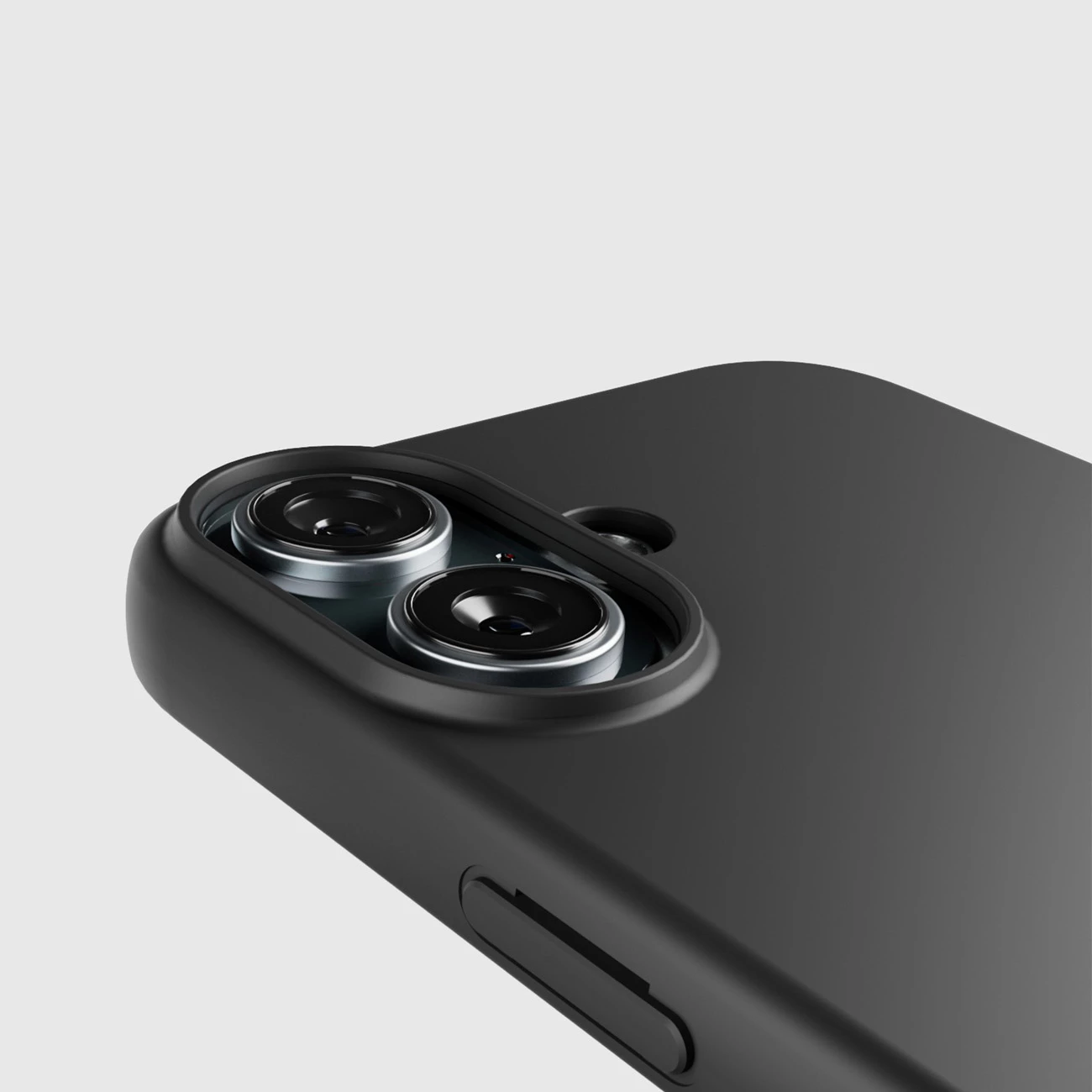 Mbështjellës SBS Instinct për iPhone 16, TPU me mikrofibër, i zi, me kuti