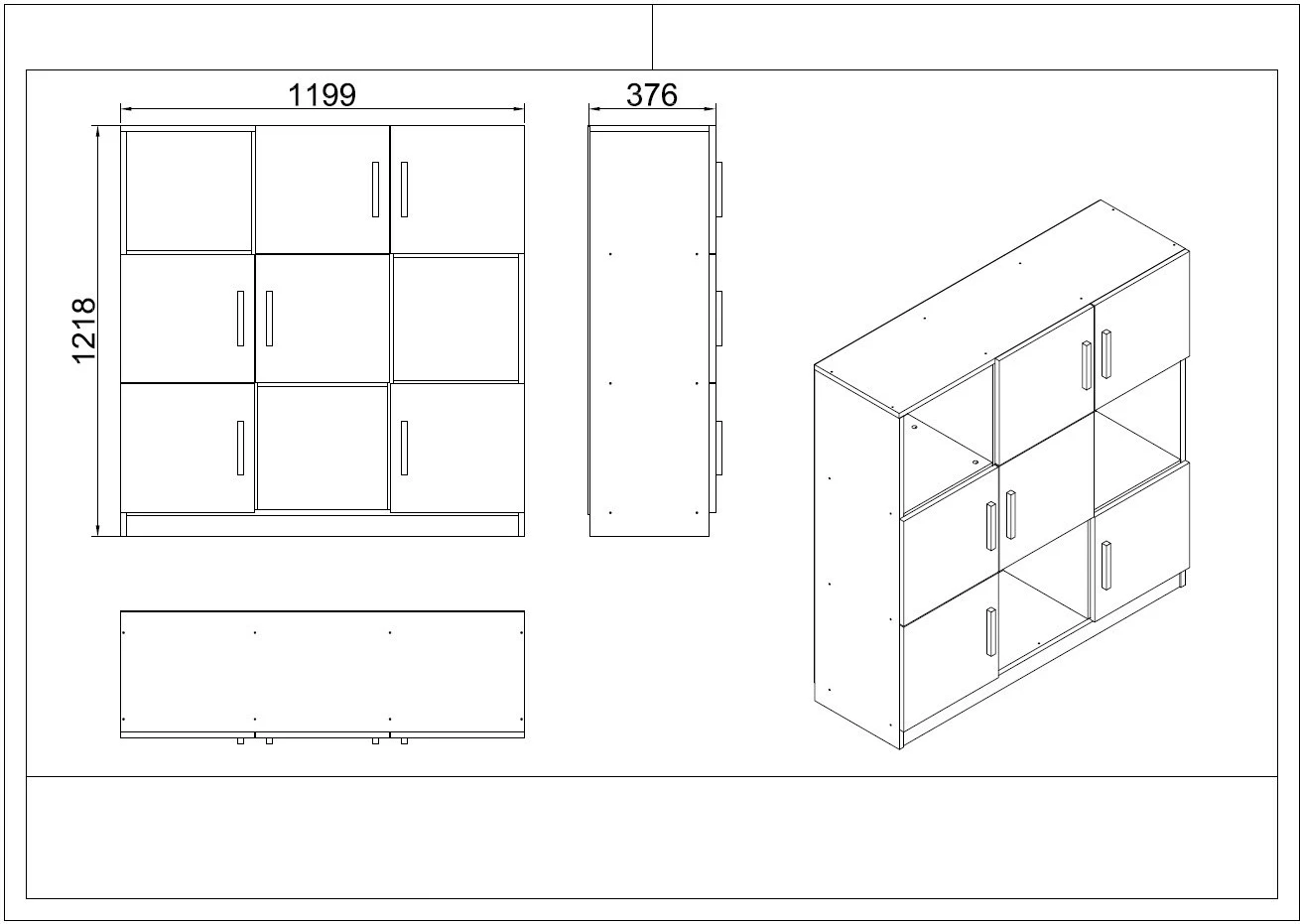 Set mobiljesh për zyre Skye Decor, VO18-BA, ngjyrë barok dhe antracit