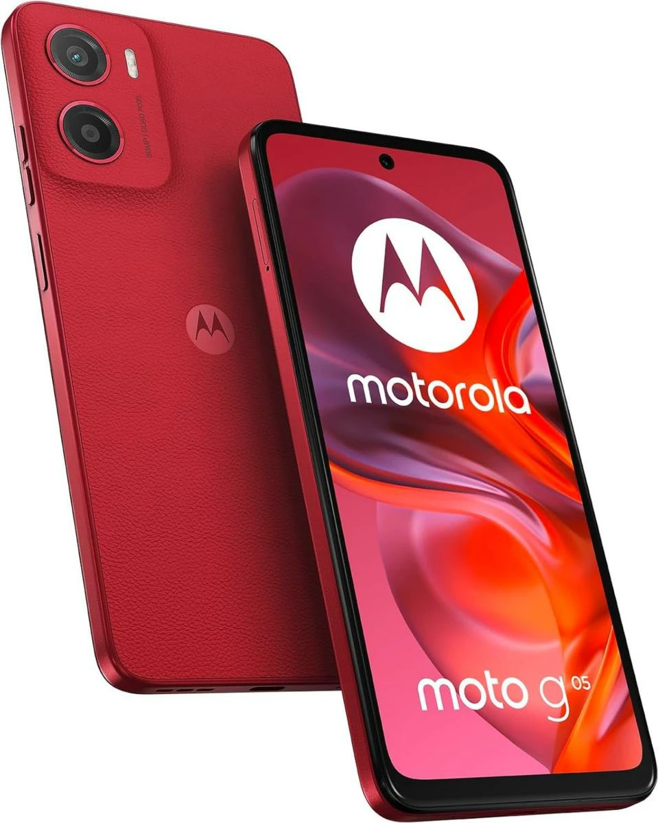 Celular Motorola Moto G05 4GB 128GB 6.67inç Plum Red