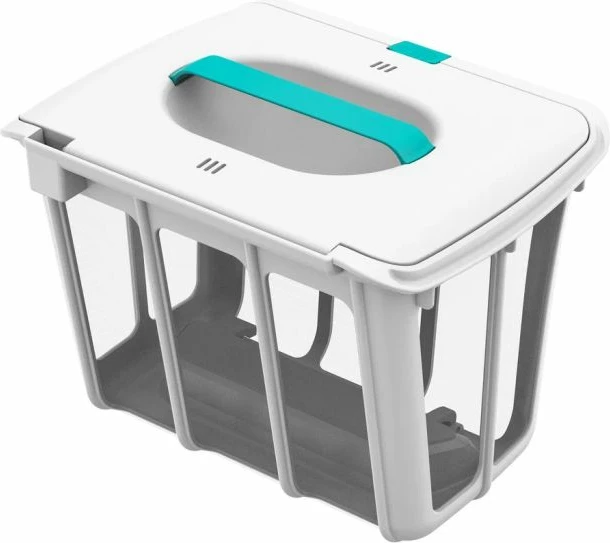 Shportë filtri për pastrues roboti pishine AIPER Scuba N1 / S1, 180 µm, 5 L, bardhë/gri me turkeze