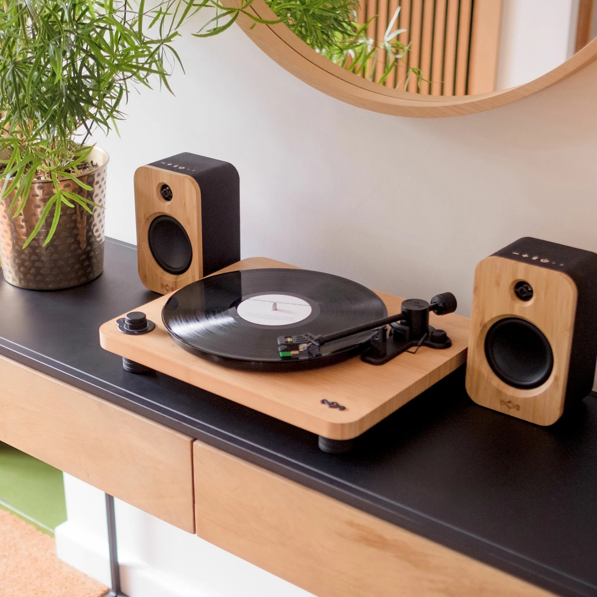Gramofon House Of Marley Stir It Up Lux Bluetooth 5.3, belt-drive, Signature Black