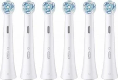 Koka zëvendësuese për furçë elektrike Oral-B iO Ultimate Clean EB6, magnetike, 6 copë, e bardhë