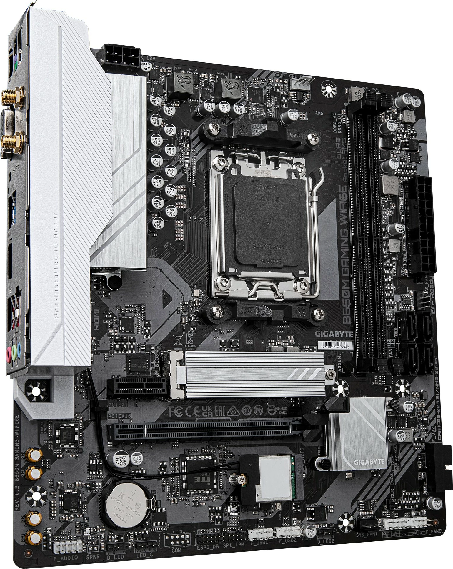 Pllakë amë Gigabyte B650M Gaming WIFI6E, Socket AM5, micro ATX