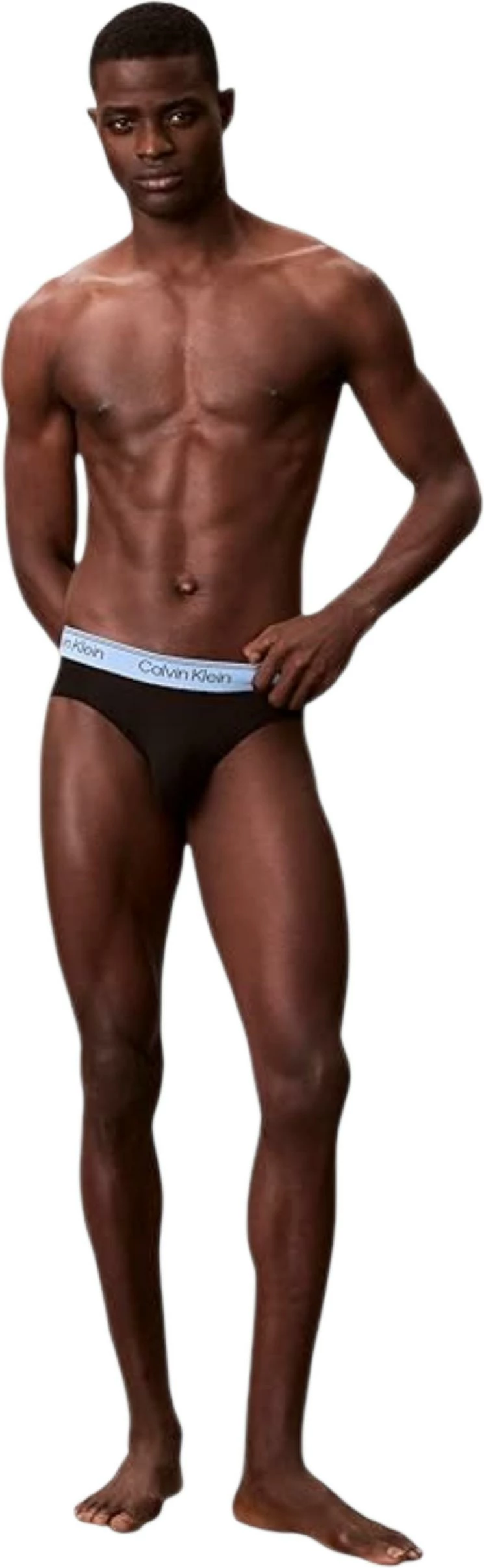 Të brendshme për meshkuj Calvin Klein Underwear Hip Brief 3PK LV00NB4408, të zeza/blu [Madhësia: S]