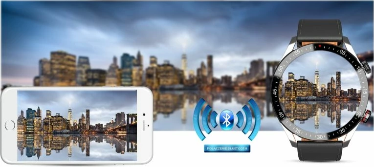 Smartwatch për meshkuj Gravity, e zezë