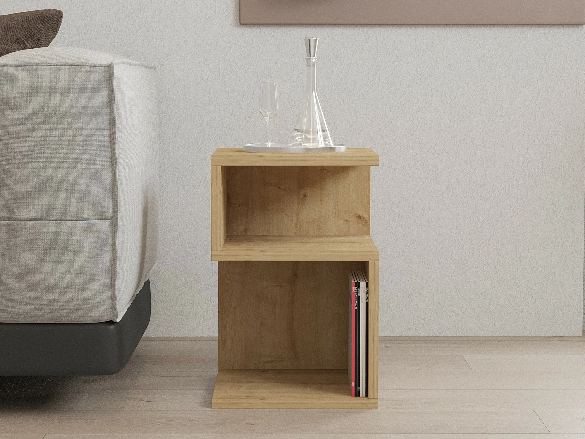 Tavolinë anësore Hanah Home, Carol, ngjyrë safir