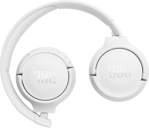 Kufje Bluetooth over-ear JBL Tune 520BT, Bluetooth 5.3, 57 orë bateri, USB-C, të bardha