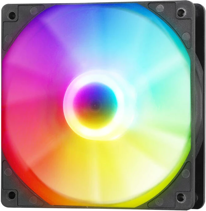 Kasë ventilatorë Darkflash C7 3in1, 120 mm, ARGB, e zezë, set prej 3 copë