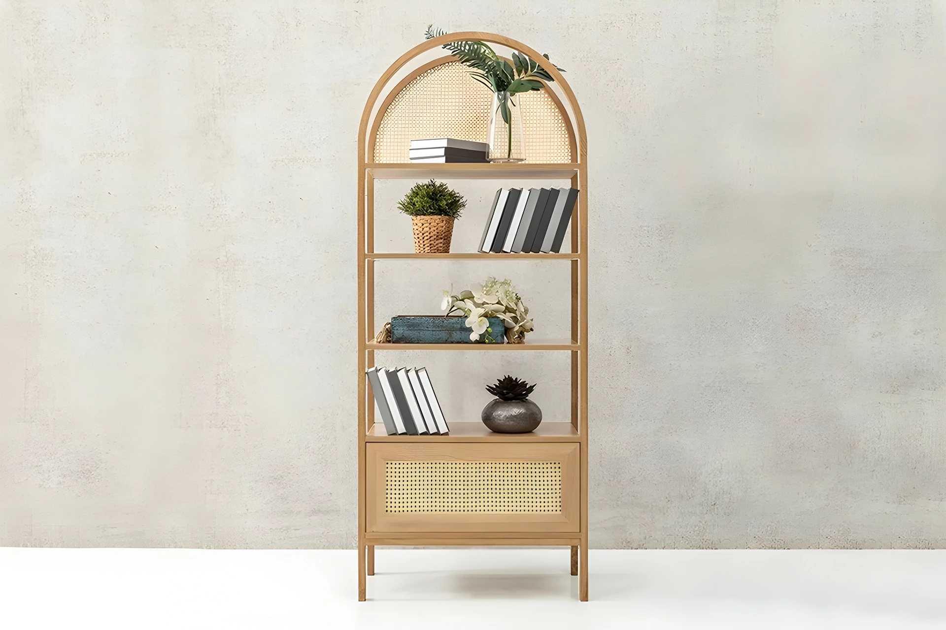 Raft librash Hanah Home, Nala 75, ngjyrë natyrale