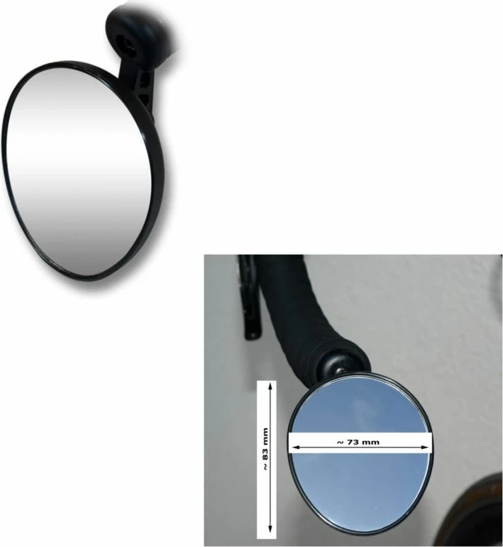 Pasqyrë rruge Yakimasport, e zezë