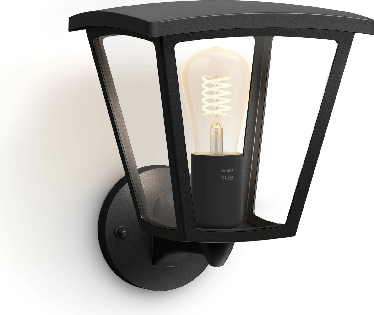 Dritë muri Philips Hue Inara, LED, e zezë, IP44