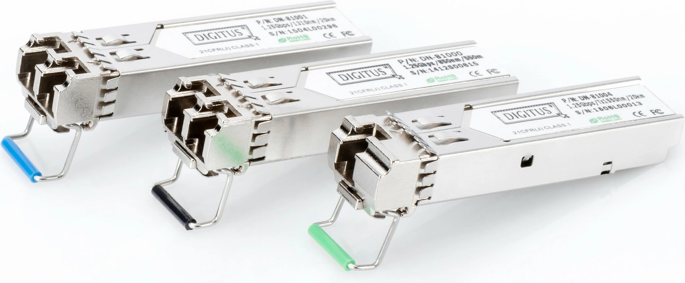 SFP modul Digitus mini GBIC, 1.25 Gbps, fiber optik, LC, 500m