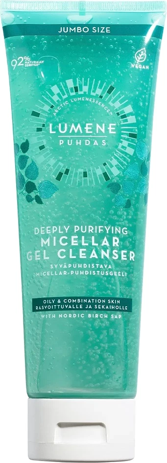 Xhel micellar pastrues për fytyrë Lumene Puhdas Deep Cleansing, për femra, 250ml