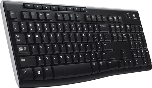 Tastierë wireless Logitech K270 Unifying 2.4 GHz USB, layout slloven (engraving), e zezë