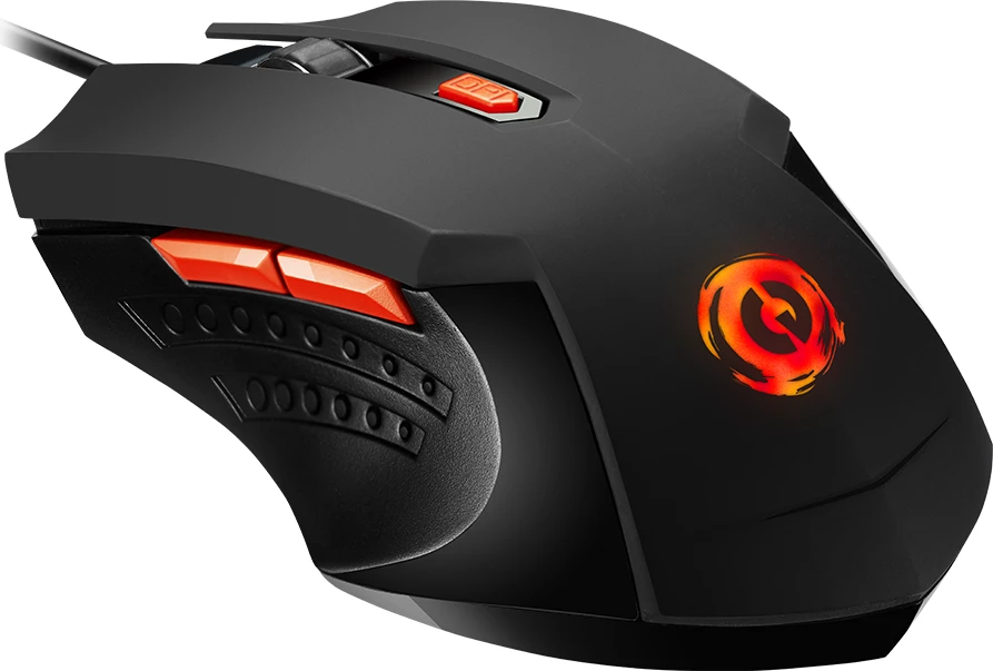 Maus CANYON Star Raider GM-1, me kabllo USB, RGB, 6 butona, 3200 DPI, i zi