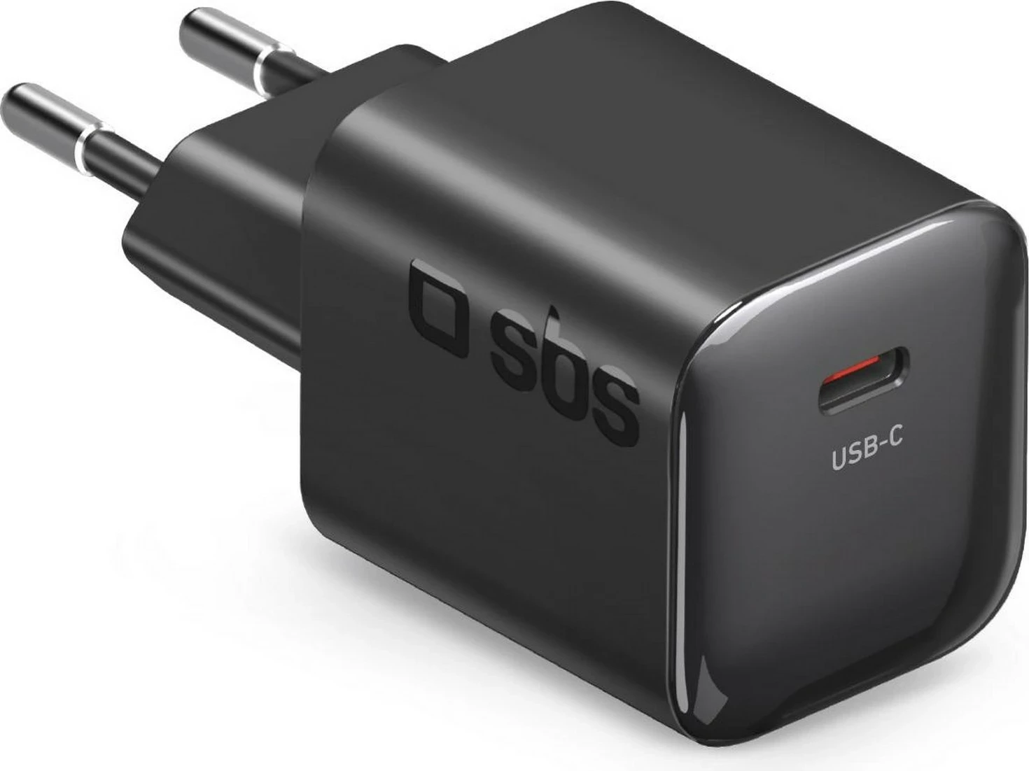 Karikues rrjeti SBS 20W 1c, USB-C, Power Delivery, i zi