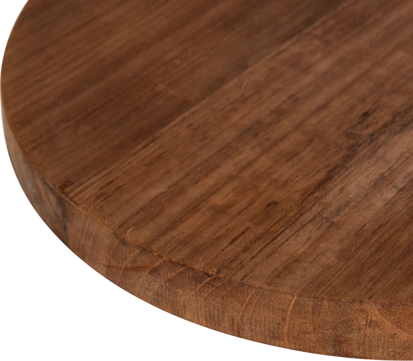 Dërrasë prerëse e rrumbullakët për kuzhinë FH4291, dru tik, ngjyrë natyrale, me vrimë për varje, Φ23x2H cm