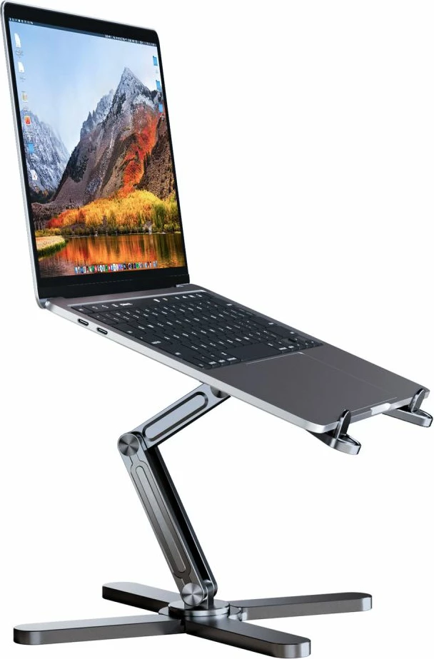 Mbajtës universal për laptop Tech-Protect ULS200, deri 16", alumini, Gri