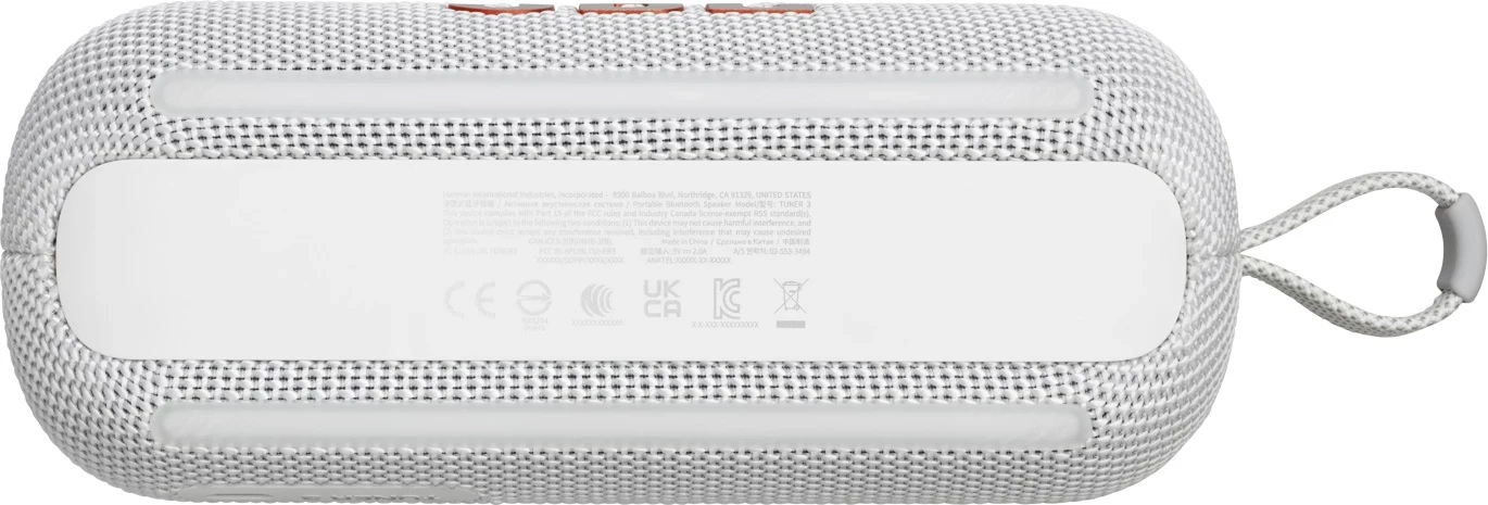 Radio portative JBL Tuner 3 DAB+/FM me Bluetooth, bateri deri 8 orë, e bardhë