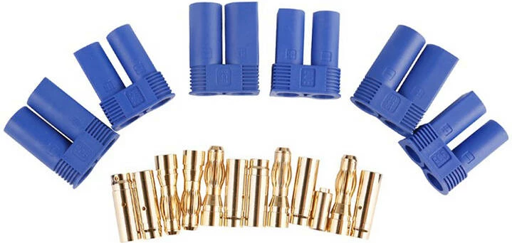 Set konektorë EC5 mashkull & femër Gens ace GEAEC53, 3 palë, Blu