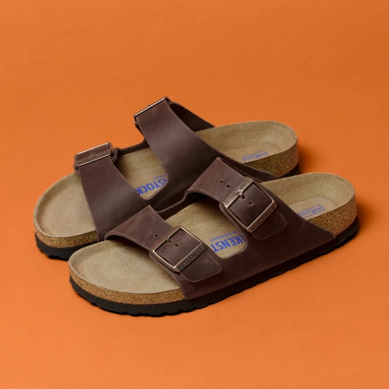 Papuqe femra Birkenstock, të kafta